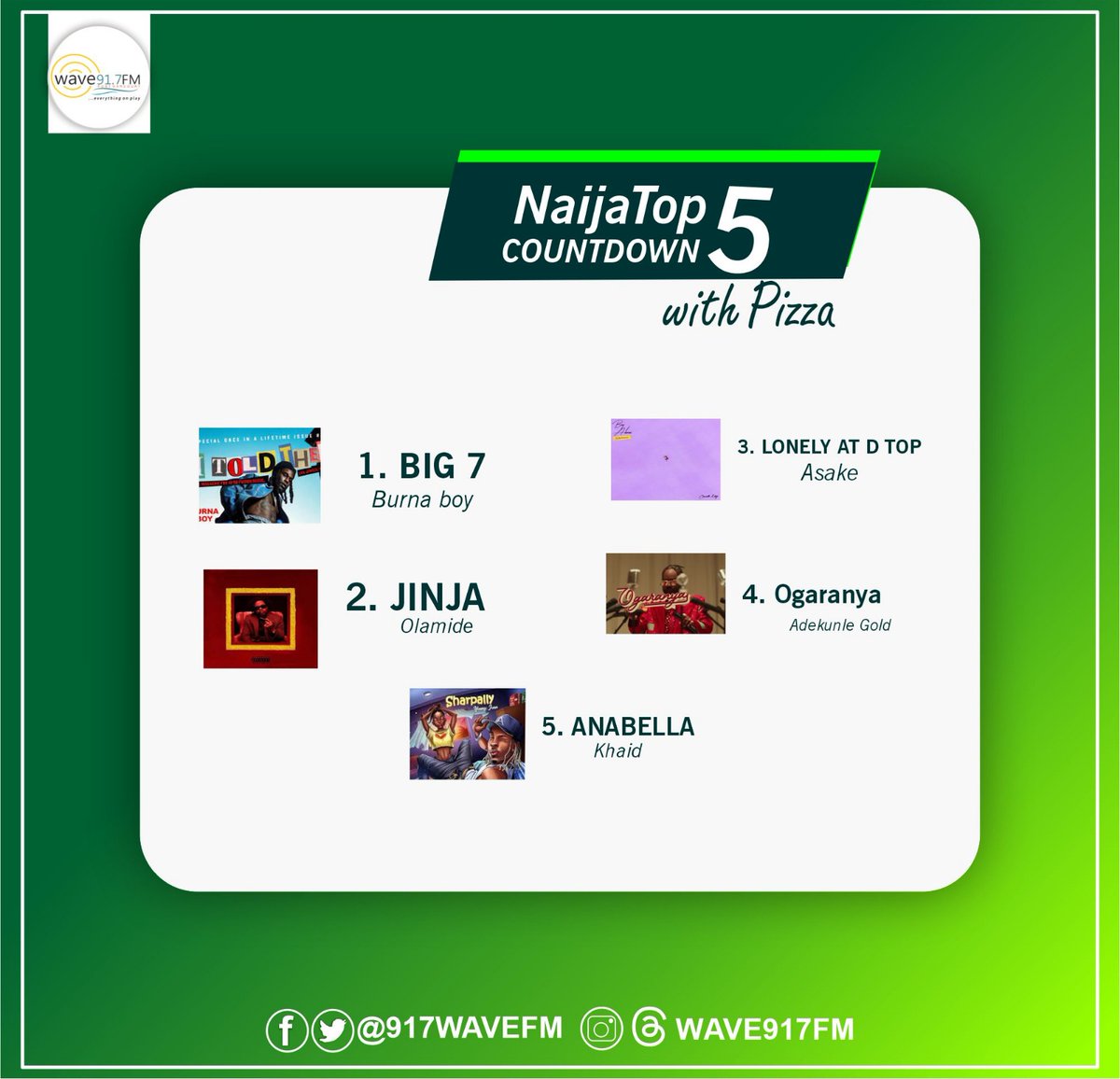 917wavefm's tweet image. #THECHART #Thisweek