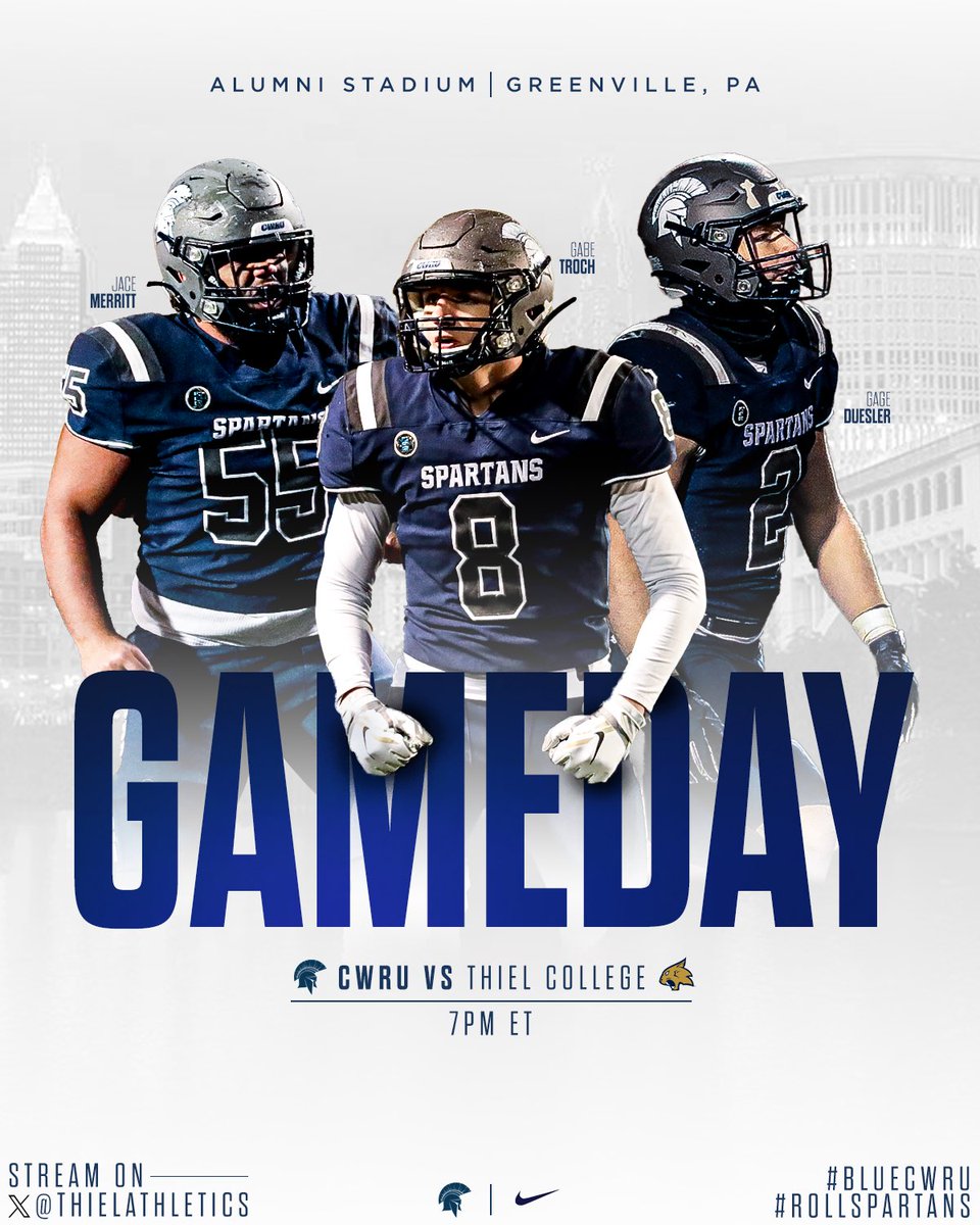 The day is finally here.

#BlueCWRU #RollSpartans