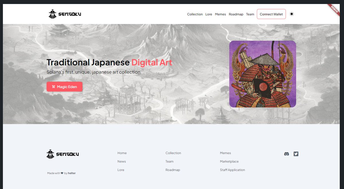 sengokudegens's tweet photo. ⚔️丂山ㄖ尺ᗪ丂ㄖㄩㄒ⚔️
We are building!
Re-building the website with being able to game 🎮
#LFGOKU #Sengokudegens #buildinginbearmarket https://t.co/V0U1GRhdW6