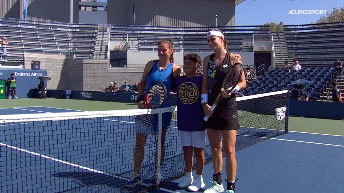 History at the US Open:

Daria Kasatkina and Greet Minnen face off in the first-ever Grand Slam match between two openly gay players 👏

(via r/hyperballadatopos)