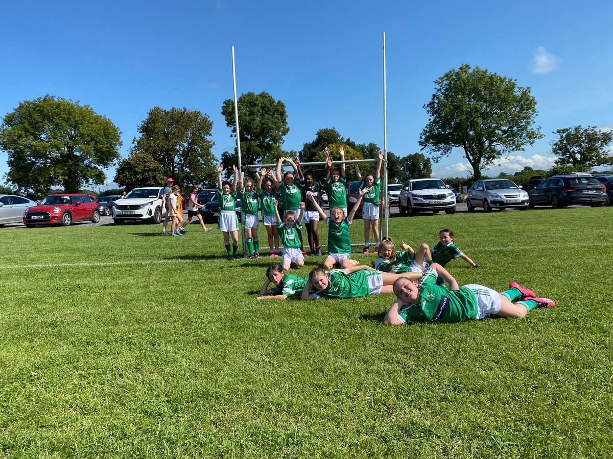 MoorefieldGaa's tweet photo. All smiles from our U9 girls as they got their autumn league under way this morning. Our Mini Moores travelled to Round Towers where they put on a great show of team work, score taking and tackling for the full match.

Well done girls 🇳🇬 
#MiniMoores #Moores2023 https://t.co/kfjtK5Fb6m