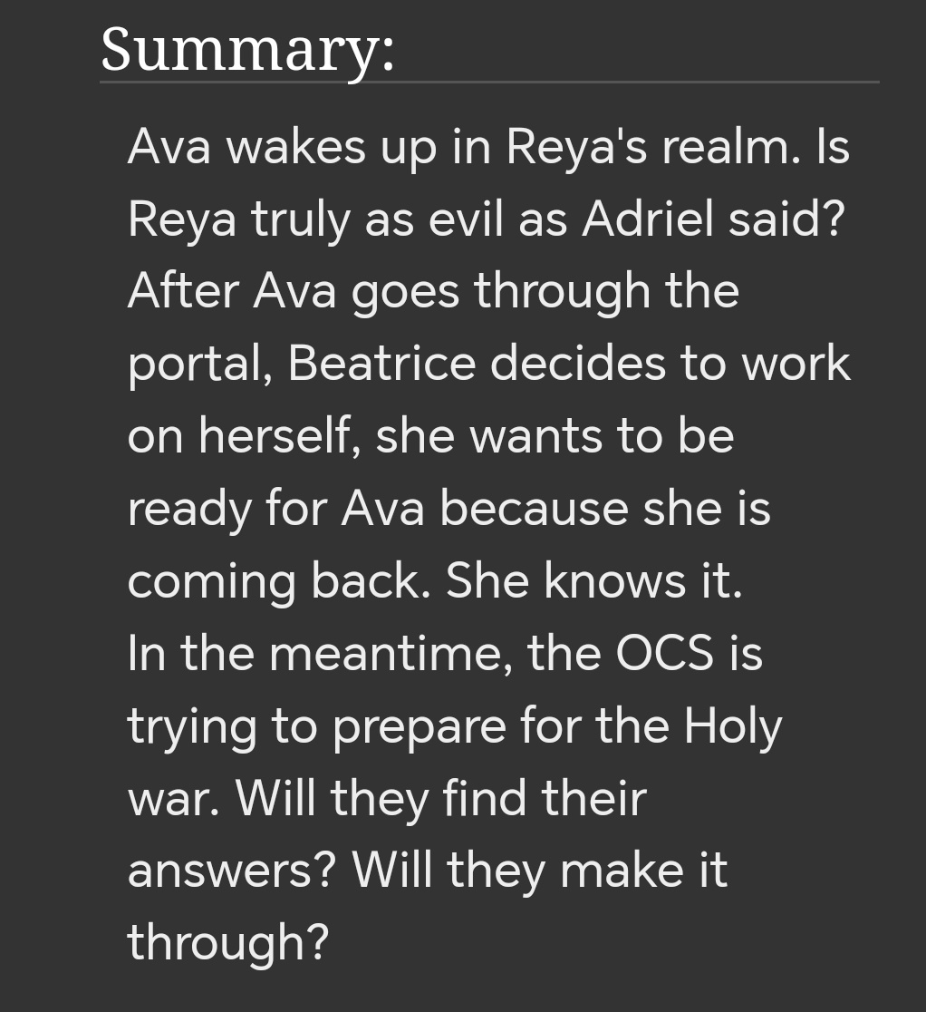FanFicWrecker's tweet photo. "In the Name of the Mother, the Warrior and the Halo" by @imlesbianese - in progress (Avatrice)

Set after S2

https://t.co/qNjWlz5QM3 https://t.co/4UiH1TMZfo