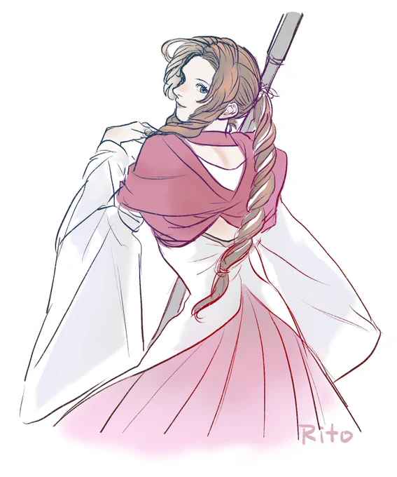 服がリボンに見えて可愛い #FF7EC 