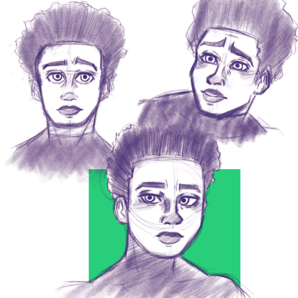 rin_rin_art's tweet photo. Face studies 
#Spiderman #SpiderManAcrossTheSpiderVerse #MilesMorales https://t.co/1EcpVaSwOv