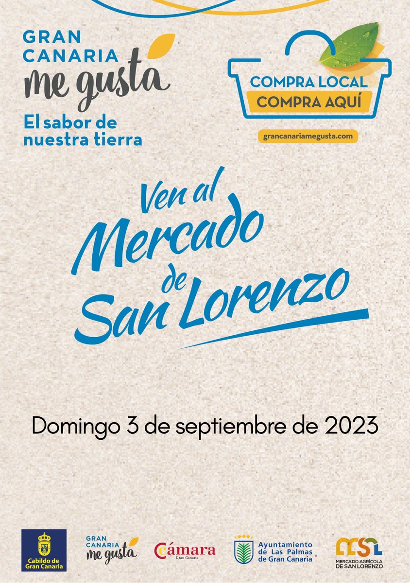 Una forma deliciosa de inaugurar este mes de #septiembre es visitando el #MercadoDeSanLorenzo para encontrar #productoslocales de #temporada 
.
¿Cuáles son tus preferidos en esta época? 🍊🍋🥑🥦🥬🥕🍠🥔🧀

#GranCanariaMeGusta