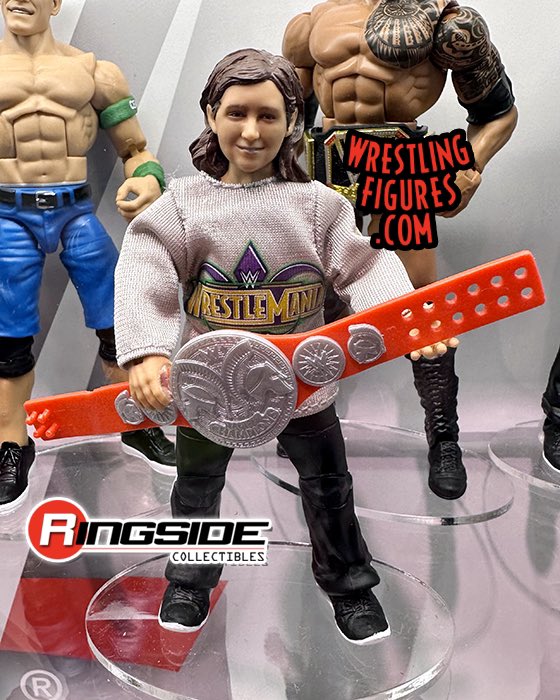Mattel WWE WrestleMania 40 Elites are up for PRE-ORDER! Featuring Trish Stratus, The Rock, John Cena & Pat McAfee! Collect all 4 figures to Build-a-Figure of Nicholas! Shop at Ringsid.ec/WM40Elites #RingsideCollectibles #WrestlingFigures #WWEEliteSquad #WWERaw #SmackDown