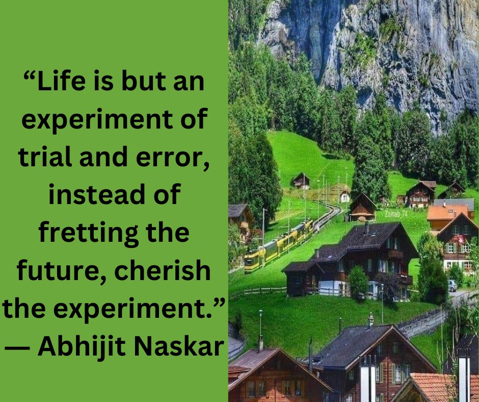 “Life is but an experiment of trial and error, instead of fretting the future, cherish the experiment.”
― Abhijit Naskar 
#inspirational, #inspiring, #lifeandliving, #lifelessons, #lifephilosophy, #motivation, #pearlsofwisdom