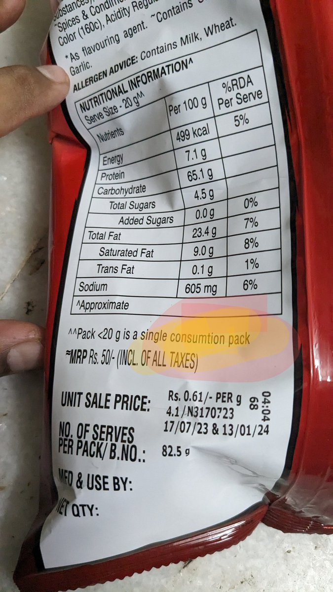 onlyVTweets's tweet photo. @Doritos a basic spell check please? @PepsiIndia https://t.co/6cQvEkdSWW