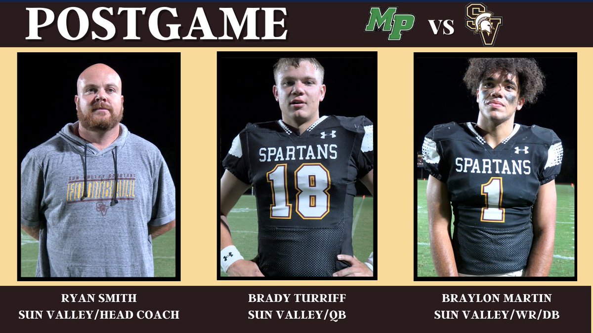 UCNCFootball's tweet photo. POSTGAME: Sun Valley Blocks Last Second FG and Stuns Myers Park, 34-33!

➡️https://t.co/amC65KSP6I

@SVHS_Athletics1 @SVBBallCoach @SVHSPrin_Dad @SunValleyHSNC @SUNVALLEYFBALL @SVSpartans_FB @BahakelSports @pepman704 @charlottepreps @langstonwertzjr https://t.co/vI6tqyzk8R