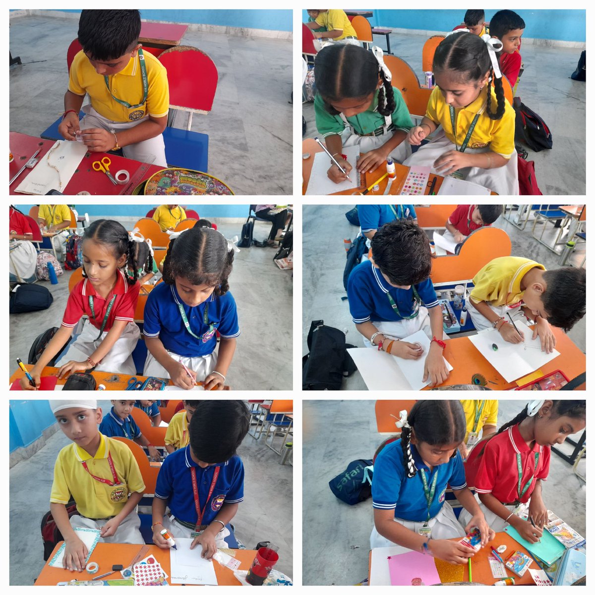 Card making activity done by Grade - II-A for Krishan Janamashtami.  Students made beautiful cards to show their devotion for lord Krishan .  This activity is related with SDG Goal no. 16 ( Peace , justice and strong institution) .<a href="/STSWSRAJGOMAL/">S.T.S. World School (Official)</a> <a href="/RichaSi26994921/">Richa Singh</a> 
<a href="/Prabhjo60556013/">Prabhjot Gill</a>