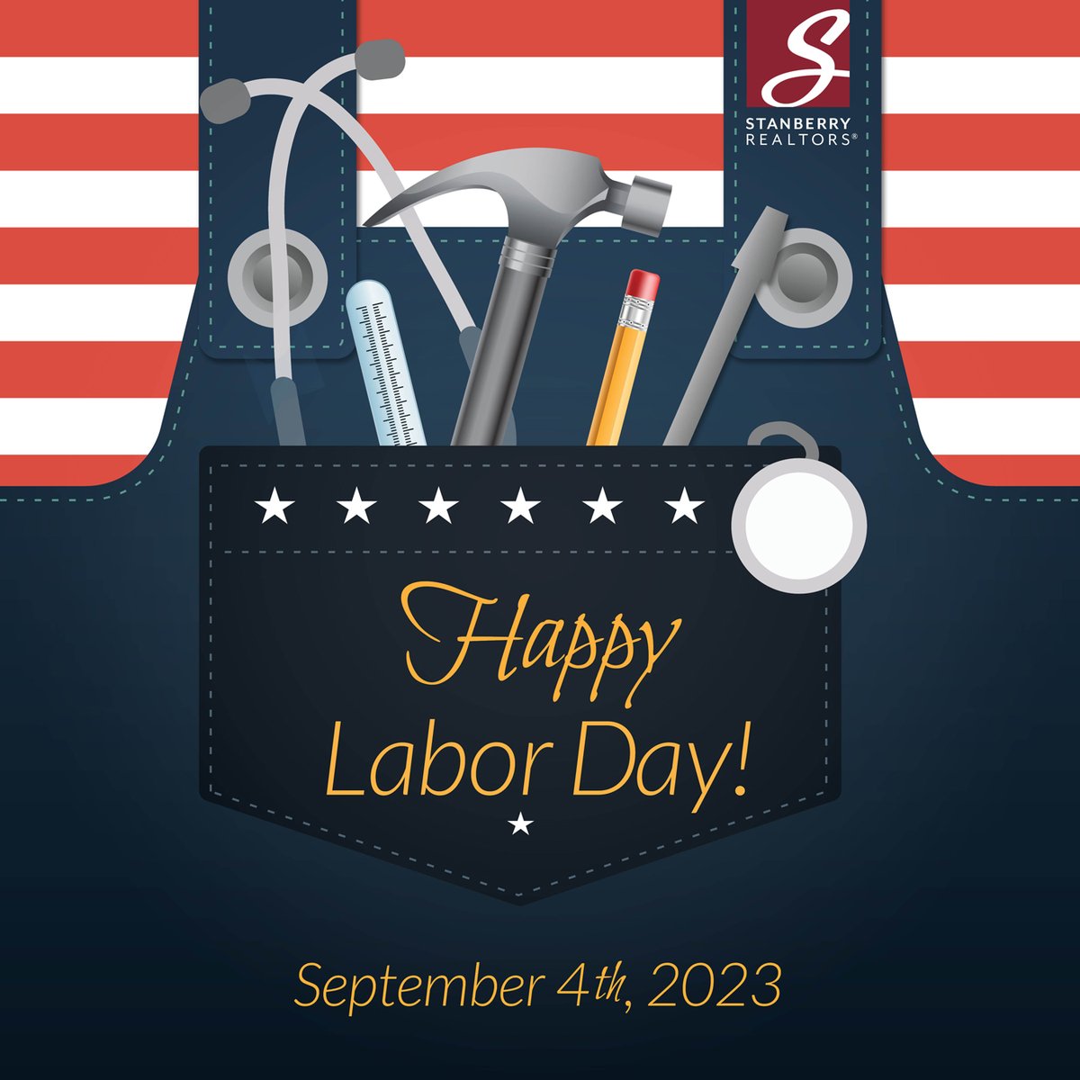 StanberryRealty's tweet photo. Happy Labor Day, y'all! We understand how hard you work every day and hope you have a lovely weekend of rest. 

Our offices will be closed Monday, 9- 4

Here's why we celebrate this national holiday: https://t.co/Ve9IlVcbUq

#Laborday #restday #Wheresthecookout https://t.co/qmd80EfdiO