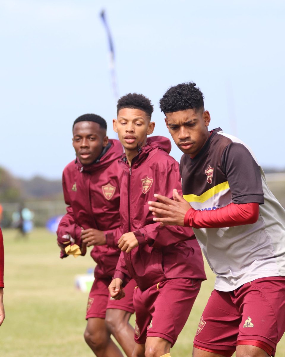 SFCAcademy's tweet photo. Our #EKOC team is getting ready for action! 🫡 

They will play their last group match against FN Rangers at 13:00 today. 

#SFCYouth #StellenboschFC https://t.co/FtKzSQAh6f