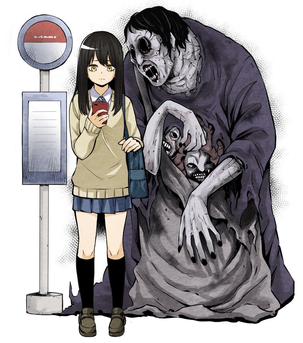 「バス停 」|泉 朝樹 tomoki izumiのイラスト