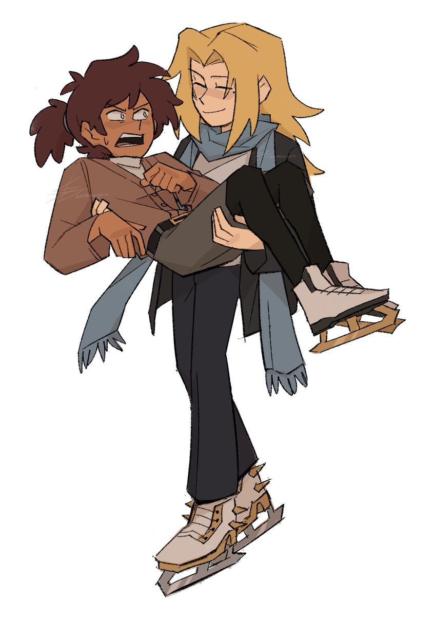ShimmyOh_'s tweet photo. ice skating #amphibia #sashanne https://t.co/GfgzlLtELo
