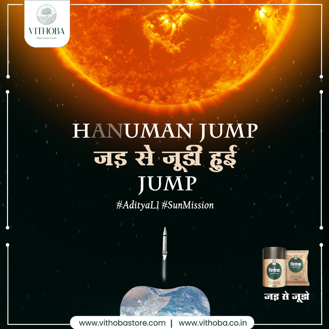 VithobaInd's tweet photo. "Like Hanuman soaring towards the sun, ISRO's Aditya-L1 mission has taken a giant leap for mankind! 🌞🚀

Congratulations to the brilliant minds at ISRO for reaching new heights with the successful launch of Aditya-L1.  #ISRO_ADITYA_L1  #SunMission #Hanuman #AdityaL1 #ISRO #SolarExploration  #ISRO #SolarMission #Sun #Space #Science #India #Technology #Discovery #Exploration #Future #Innovation #ExplorationBeyondBounds