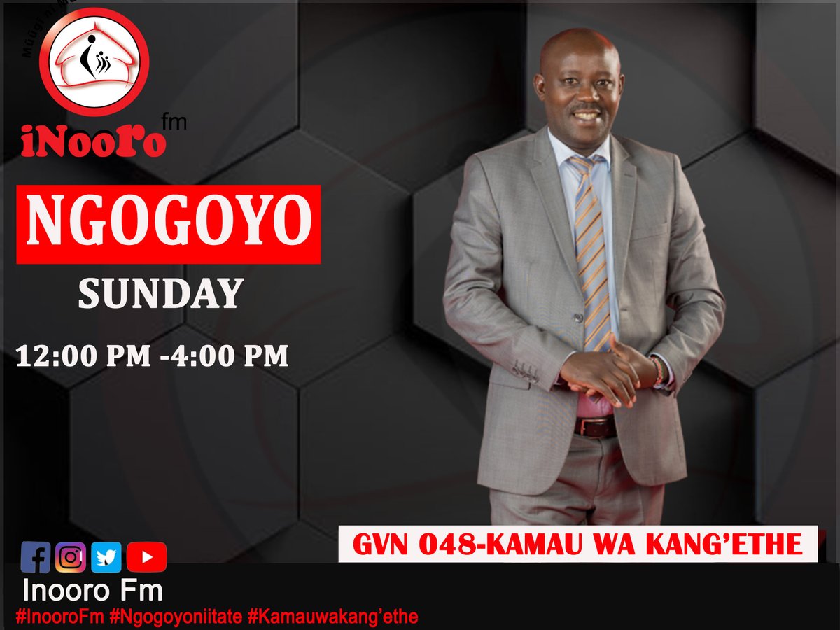 Ngogoyo ni itate riu na Gvn048 Kamau Wa Kangethe . Inuaaaaa!!
Kaaaabisa!
#Ngogoyo #InooroFm