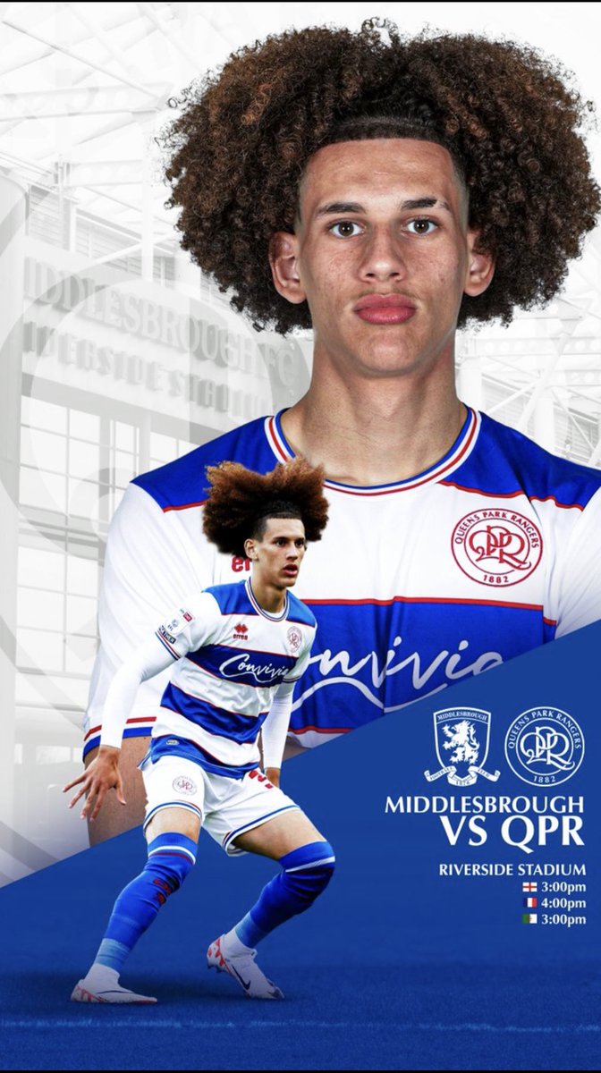 QPR_DS's tweet photo. ๐จ ๐ ๐๐ง๐๐๐๐๐ฌ ๐๐ข๐ฅ ๐ง๐๐ ๐ฅโ๐ฆ! โฝ๏ธ
And hopefully todayโs away fixture up at Middlesbrough will offer Rayan Kolli another chance to impress for the Super Hoops! ๐ฅ
Best of luck Rayan! ๐ค
(Another great design by @FR27Design)
#QPR | #QPRB | #QPRDS | #MIDQPR https://t.co/tqxROIu7gx