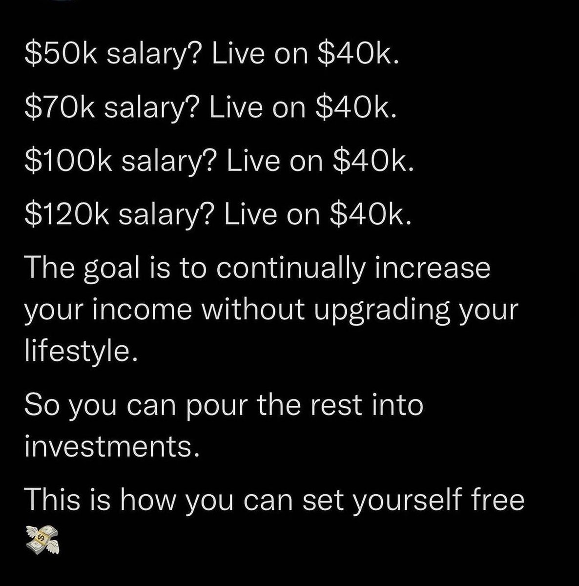 _samtrendi's tweet photo. This is how we should explain money management. When you say live within your means, I got 3 raises my means are expanding 😂 https://t.co/VxR6yHDuO1