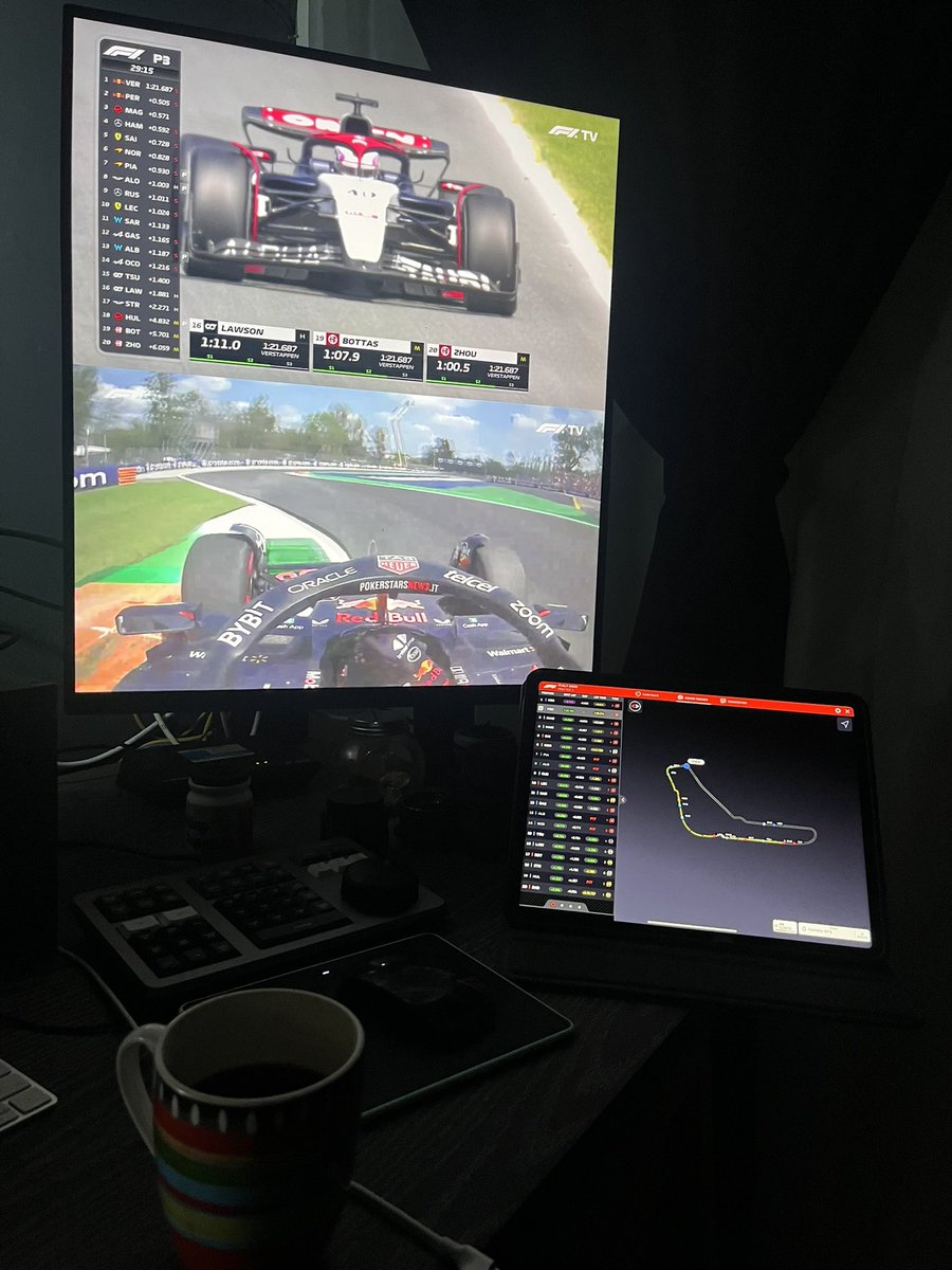 elcompamontiel's tweet photo. Práctica 3…
No son horas.
Vámonos pues todos a la checoneta!
#f1 #ChecoPerez https://t.co/NHHJvUKRHb