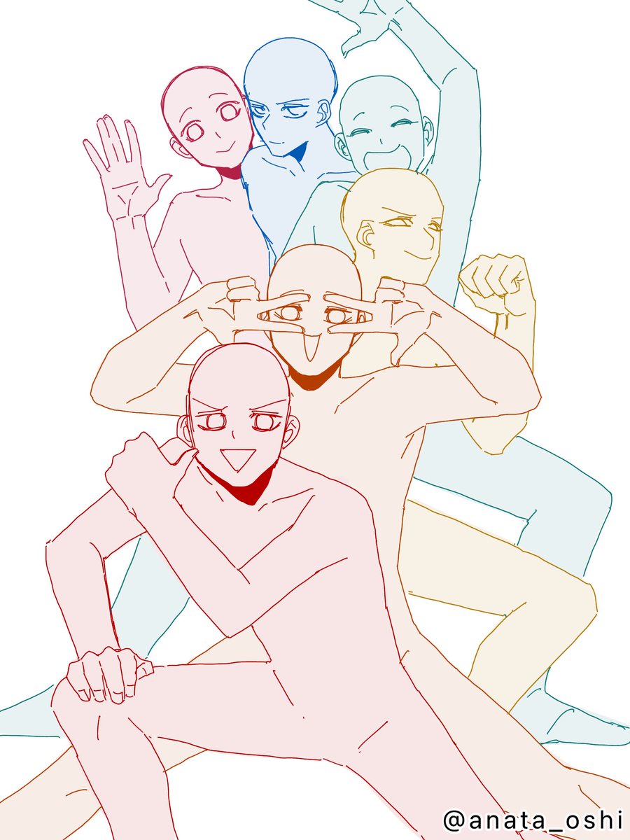 あなたの推しで描いてくれ@トレス素材 tweet media