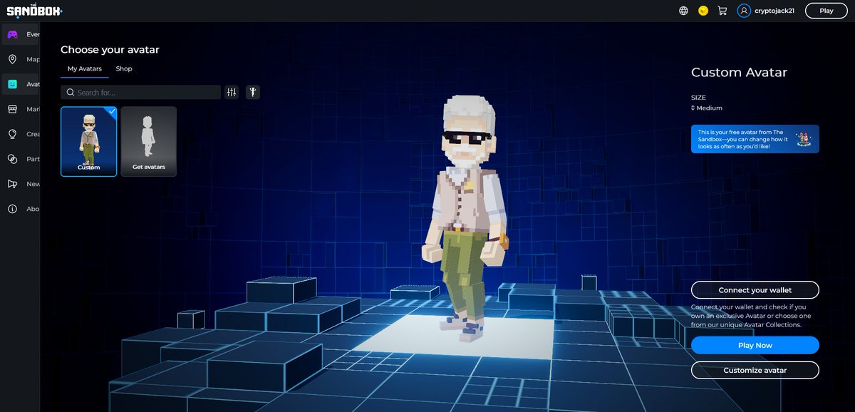 There are soooo many Avatar options in <a href="/TheSandboxGame/">The Sandbox</a>!  I hope you guys get a chance to check this out.
<a href="/lynn_brandon37/">Lynn</a> <a href="/skyblue_w0/">skyblue</a> <a href="/LaraLavson/">Lara</a>
<a href="/IntraVerse_Game/">Intraverse</a> #NFTWC2023