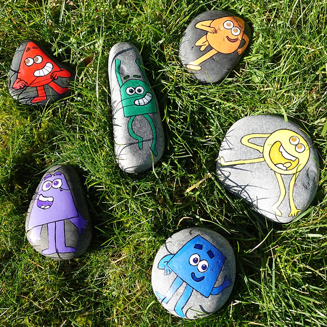 Is it a pet rock or a Colourblock? 😄 Coming up on Sunday is Pet Rock Day! 🪨 Let's head outside and find the perfect pebbles to create your favourite Colourblocks, colour the pebbles in and spend the weekend with your pet Colourblock rock. 🖌️🎨 ▶️ ▶️ bit.ly/3OXtSg6