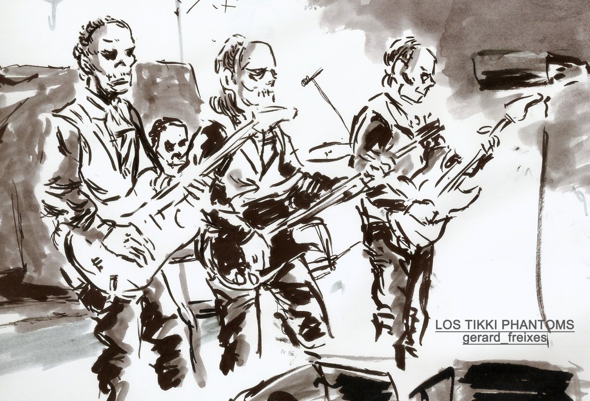 Un clàssic de cada Igualada Rock City són els dibuixos en directe del mestre Gerard Freixes. Aquí va una mostra de la seva feina durant els concerts de Crisix, Toundra, Tyla's Dogs d'Amour i Los Tiki Phantoms del passat divendres 25 d'agost.