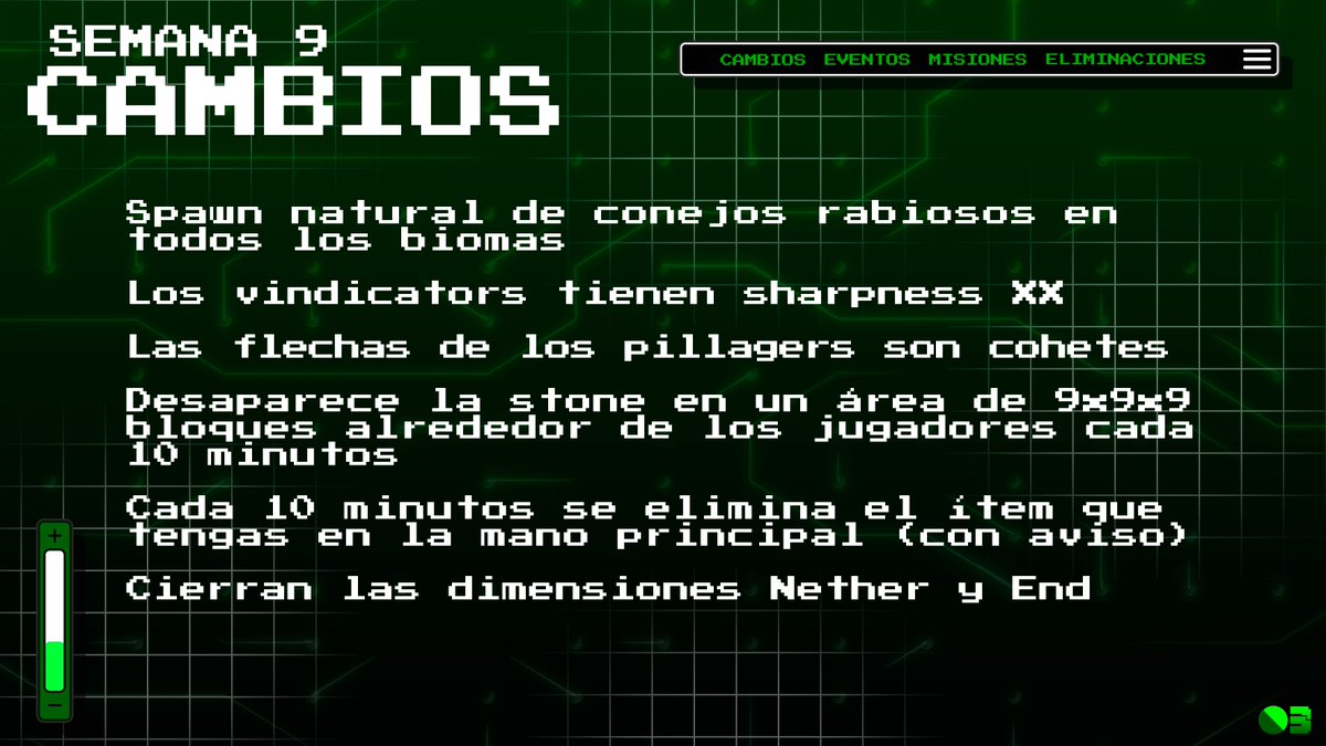GO3smp's tweet photo. Más cambios para esta semana, hay que estar bien preparados. https://t.co/shxTzuDBzO