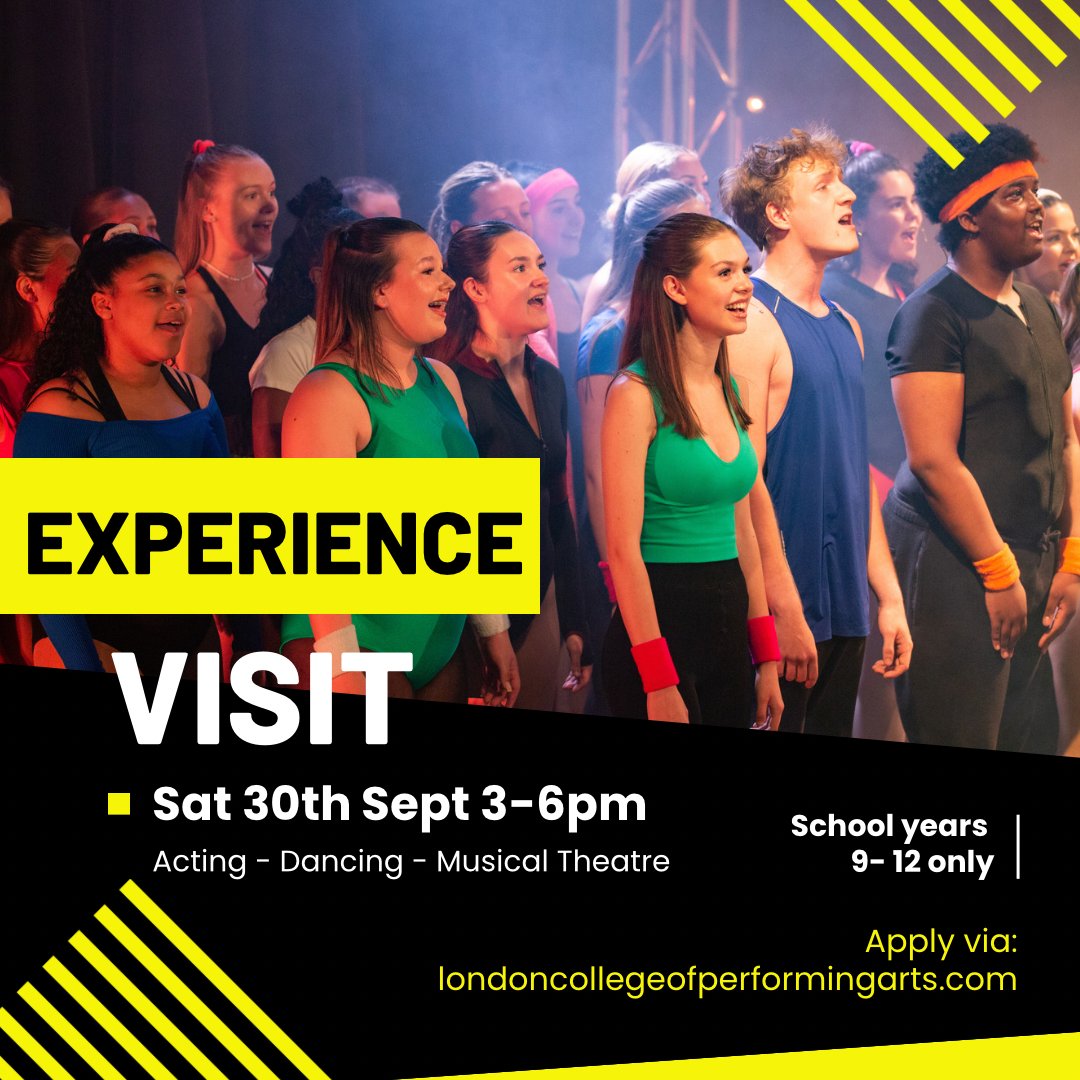 4 weeks today! Book your place now via our website!

Link in the bio 

#performingartstraining #performingarts #acting #dance #musicaltheatre #theatre 

Delivered in partnership with <a href="/LSEColleges/">London SE Colleges</a>