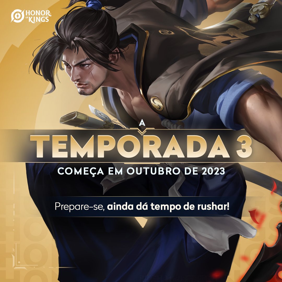 Honor of Kings Brasil on X: Prepare-se para a 3ª temporada do Honor Pass!  🔥 Com visuais exclusivos para Athena e Biron, você vai lutar com muito  estilo em Kings' Rift! 😎