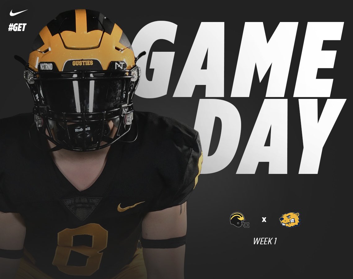 It’s GAMEDAY‼️ Kickoff at 10am. #GET #gogusties Listen: : rdo.to/KNUJ @KNUJ860 Watch: miacsportsnetwork.com/gustavus/