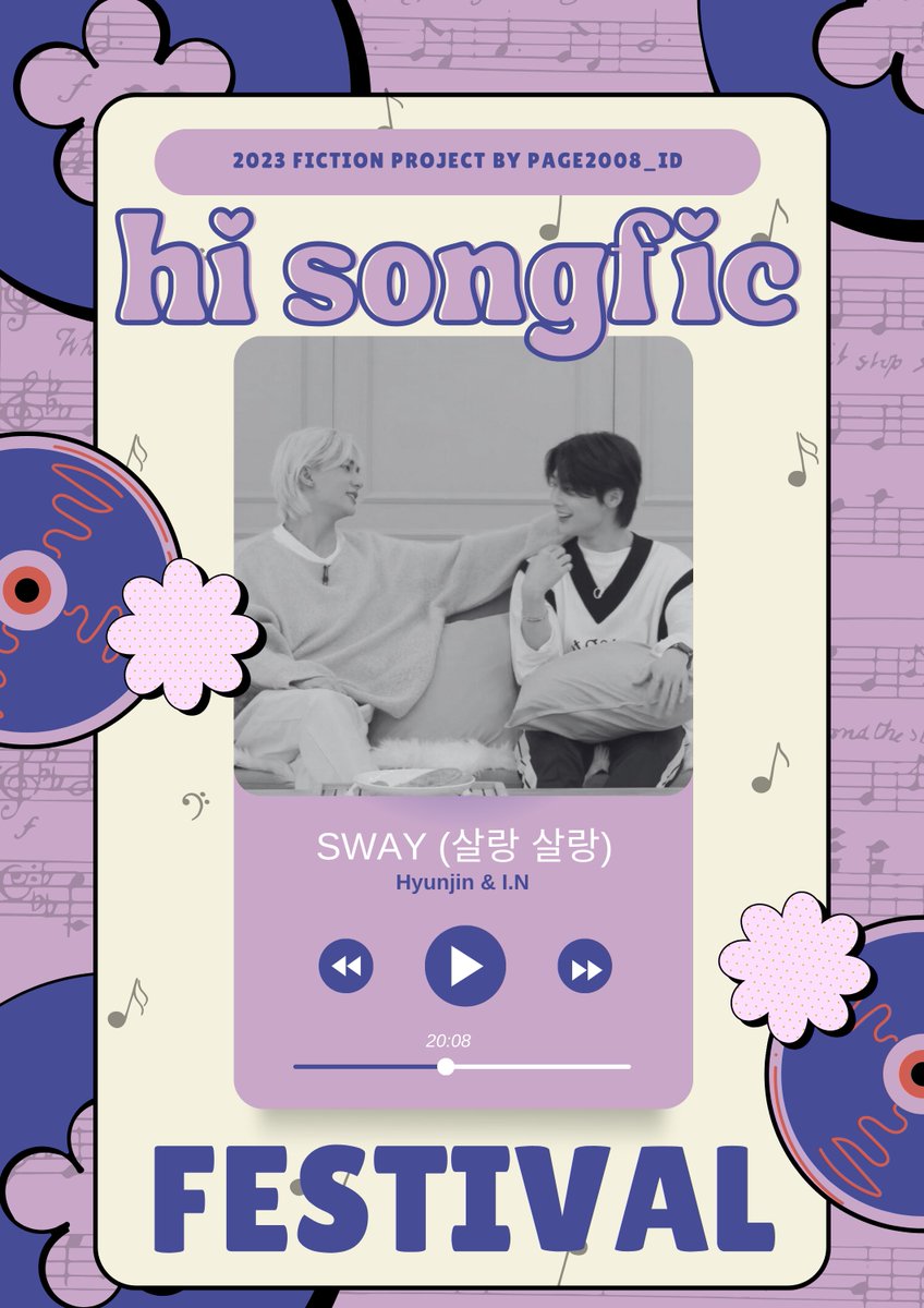 Apa lagu yang kalian dengar hari ini?
Apakah kalian berminat mengubah lagu yang kalian dengar menjadi untaian kata hingga membentuk sebuah cerita apik?

Page2008_id present:

𝑯𝑰 𝑺𝑶𝑵𝑮𝑭𝑰𝑪 𝑭𝑬𝑺𝑻𝑰𝑽𝑨𝑳 𝟐𝟎𝟐𝟑

——
#황현진 #양정인 #정인  #현양 #황양 #Hyunjeong #Hyunin