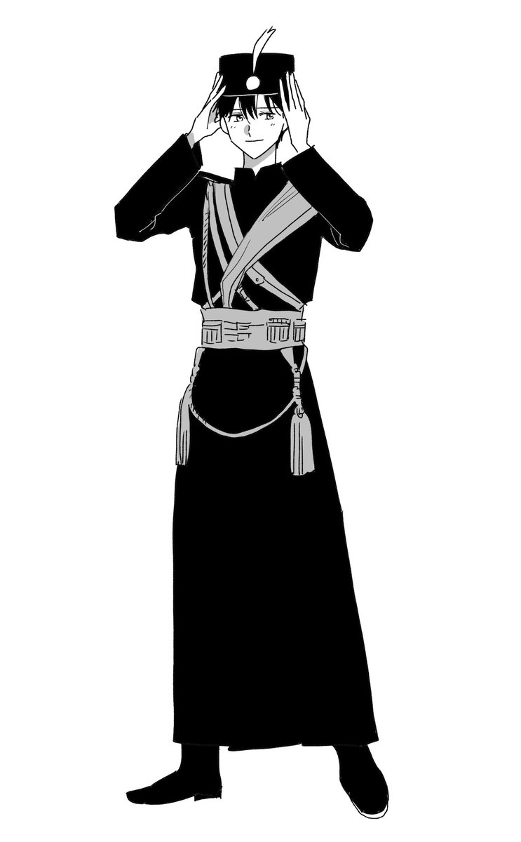 「王子の護衛服を着た佐藤 」|merorico🌷J庭【ぬ09b】のイラスト
