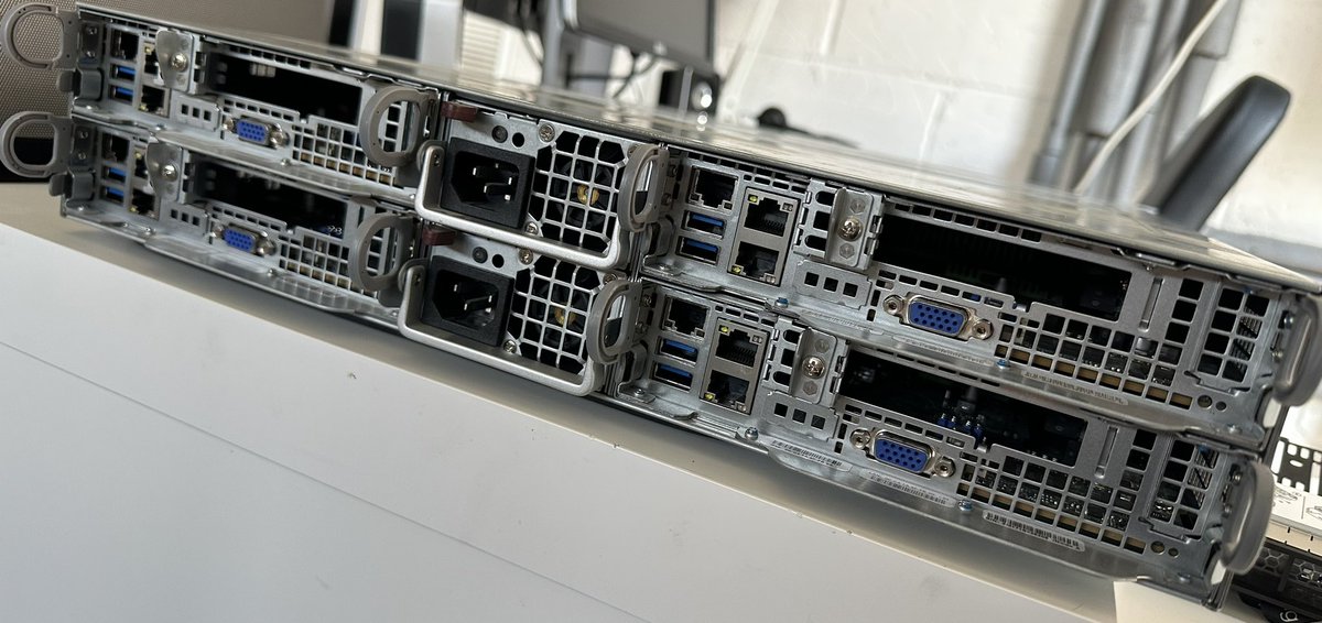 Building some more custom dedicated servers today - 8x CPUs in a 2U chassis, ultra dense and most importantly, ultra affordable for customers.