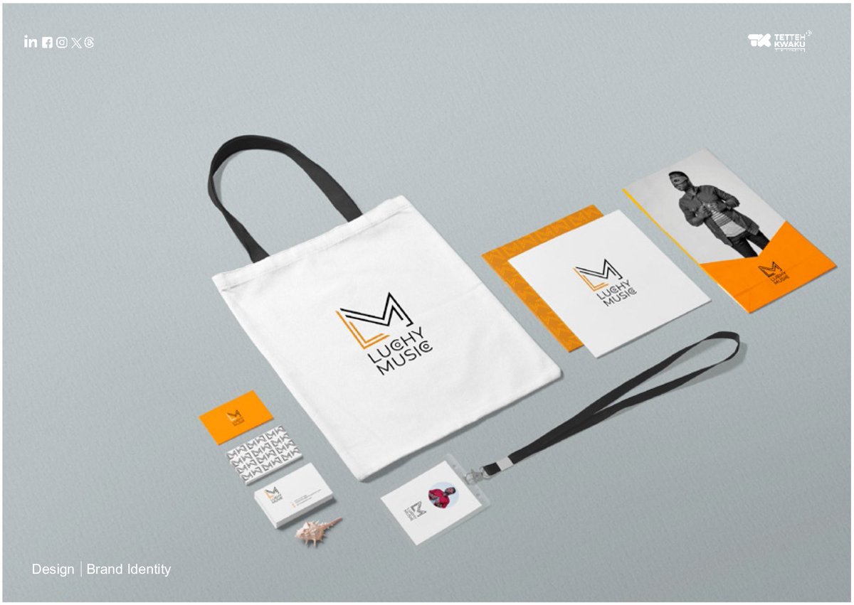 TettekK's tweet photo. Brand Identity design for Luchy Music that captured the essence of their brand with a strategic and purposeful application of the brand's motive, colors and elements.
#brandstrategy  #brandidentity #branding #logodesigner #logo #visualstorytelling https://t.co/yKmuUj01kA