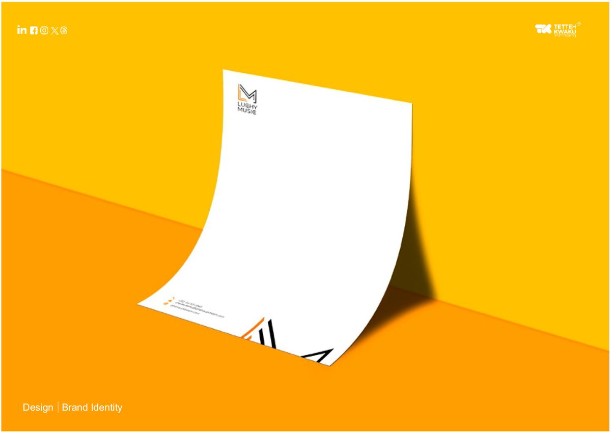 TettekK's tweet photo. Brand Identity design for Luchy Music that captured the essence of their brand with a strategic and purposeful application of the brand's motive, colors and elements.
#brandstrategy  #brandidentity #branding #logodesigner #logo #visualstorytelling https://t.co/yKmuUj01kA
