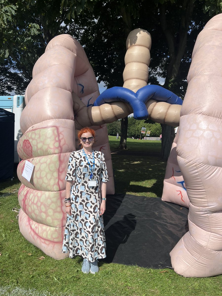 CanAlliance_SYB's tweet photo. Our #TargetedLungHealthCheck team is at the #RotherhamShow today and tomorrow with @Roy_Castle_Lung and the incredible Megalungs! Pop by and say “hello” if you’re coming to the Show https://t.co/uV80Rqj6FK