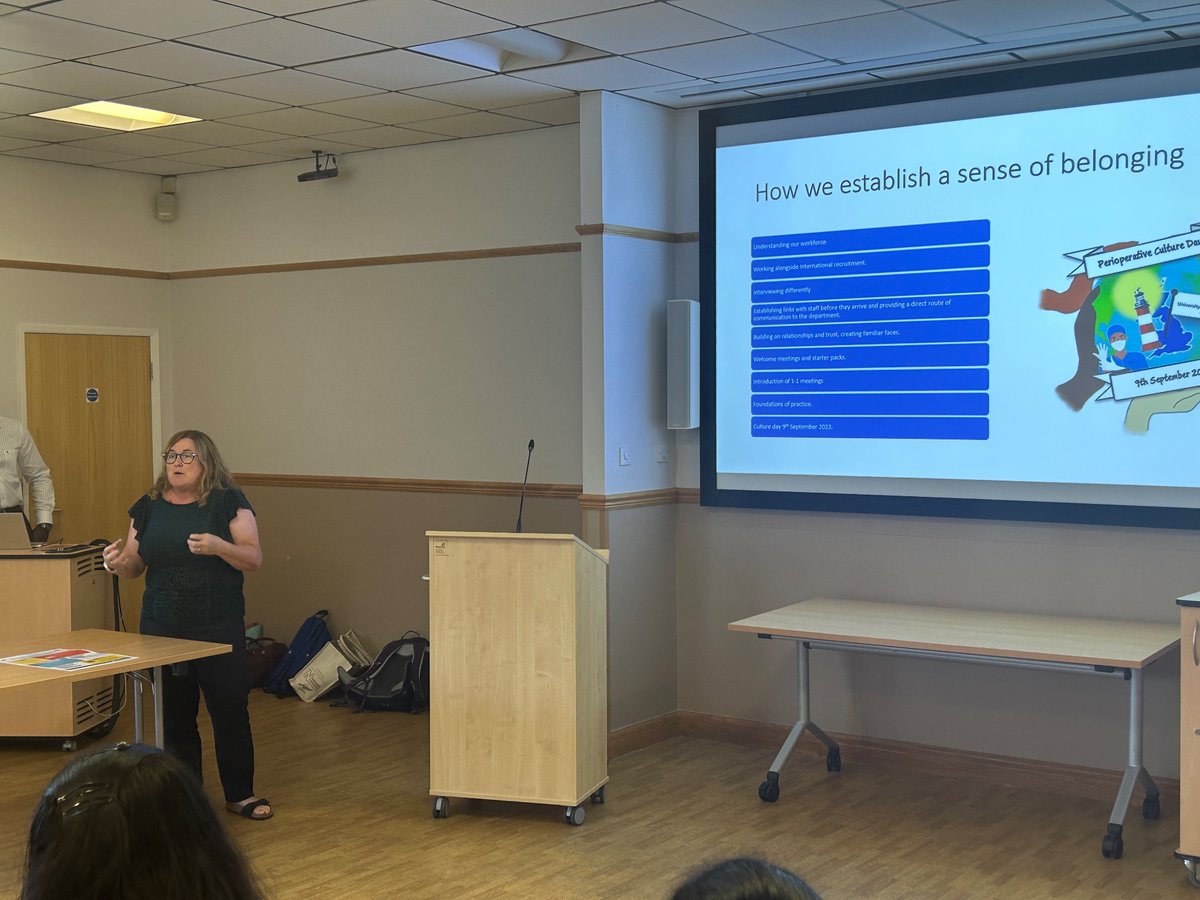 Cindy is currently leading the way on international recruitment in Theatres and shared her learning and the improvements we are continuing to make