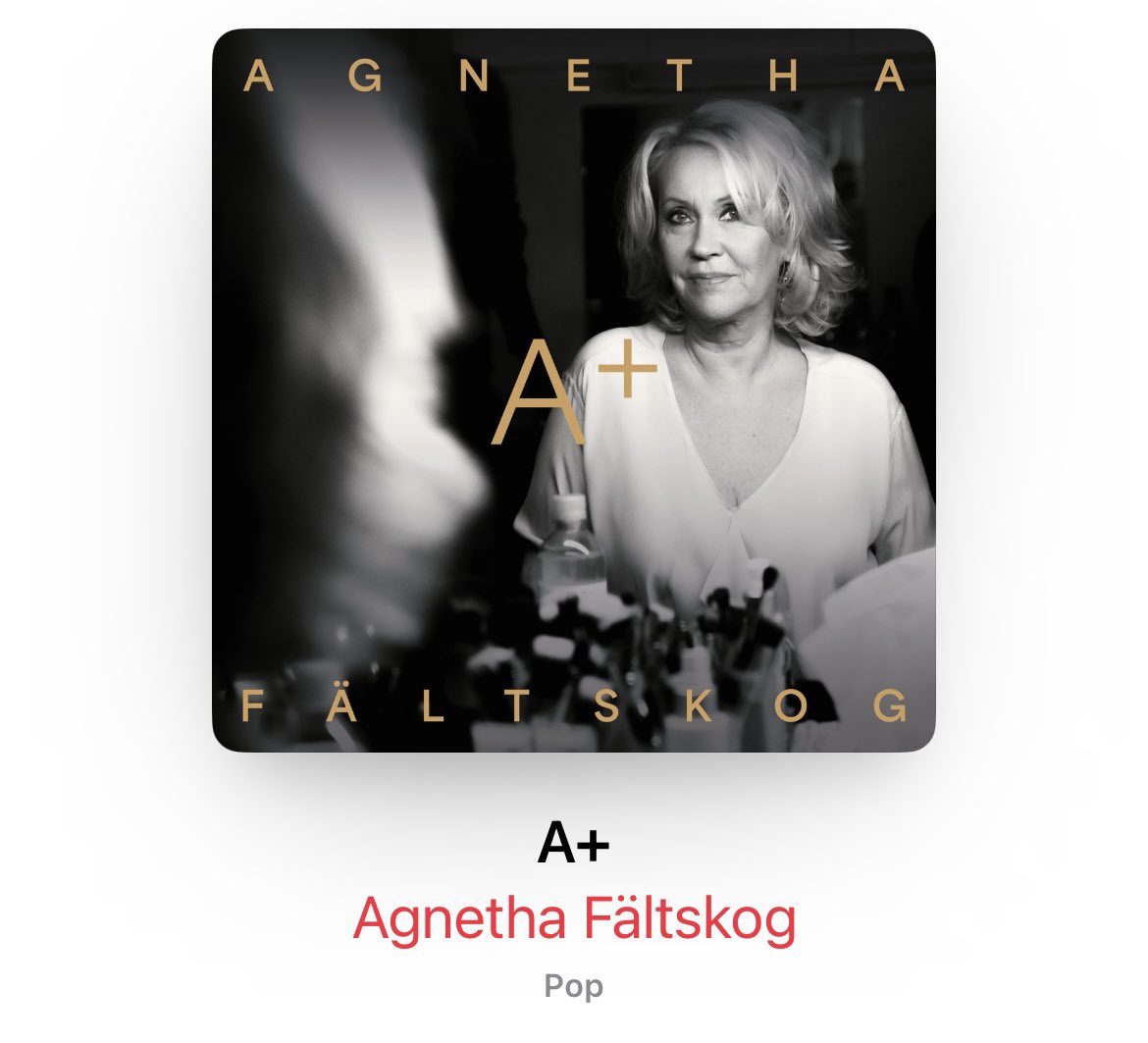 Agnetha Fältskog saving the current music industry! 
Love this! 
#AgnethaFältskog #ABBA