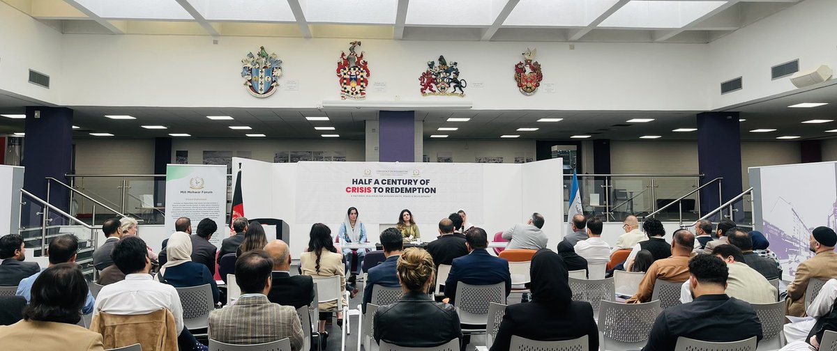 'At this very moment, at the London Conference, we're passionately striving for a brighter future that benefits all of Afghanistan. 🌟🤝🇦🇫 #InspireChange #LondonConference'