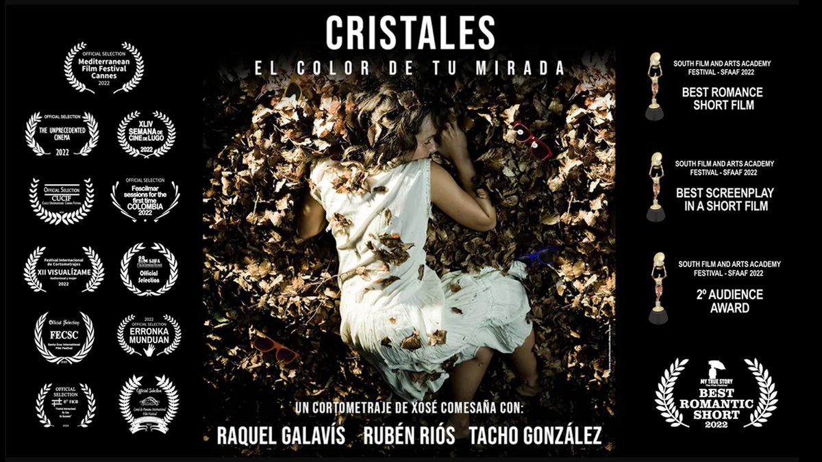 Xponenzial's tweet photo. Después de su paso por festivales, ya en abierto Cristales. El color de tu mirada: https://t.co/294Q15oMGH #cortometraje #festivalescine #equipazo https://t.co/XzIBluhtqx