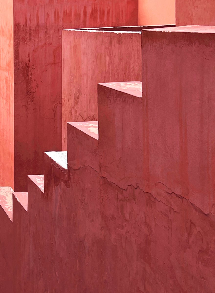 GM! Fresh Mint on Objkt 

"Crimson Voyage"

In a quirky crimson wonderland so wide,
Where playful shapes and hues collide,
We ponder life's mysteries, side by side,
In this dance of thoughts, we find our stride.