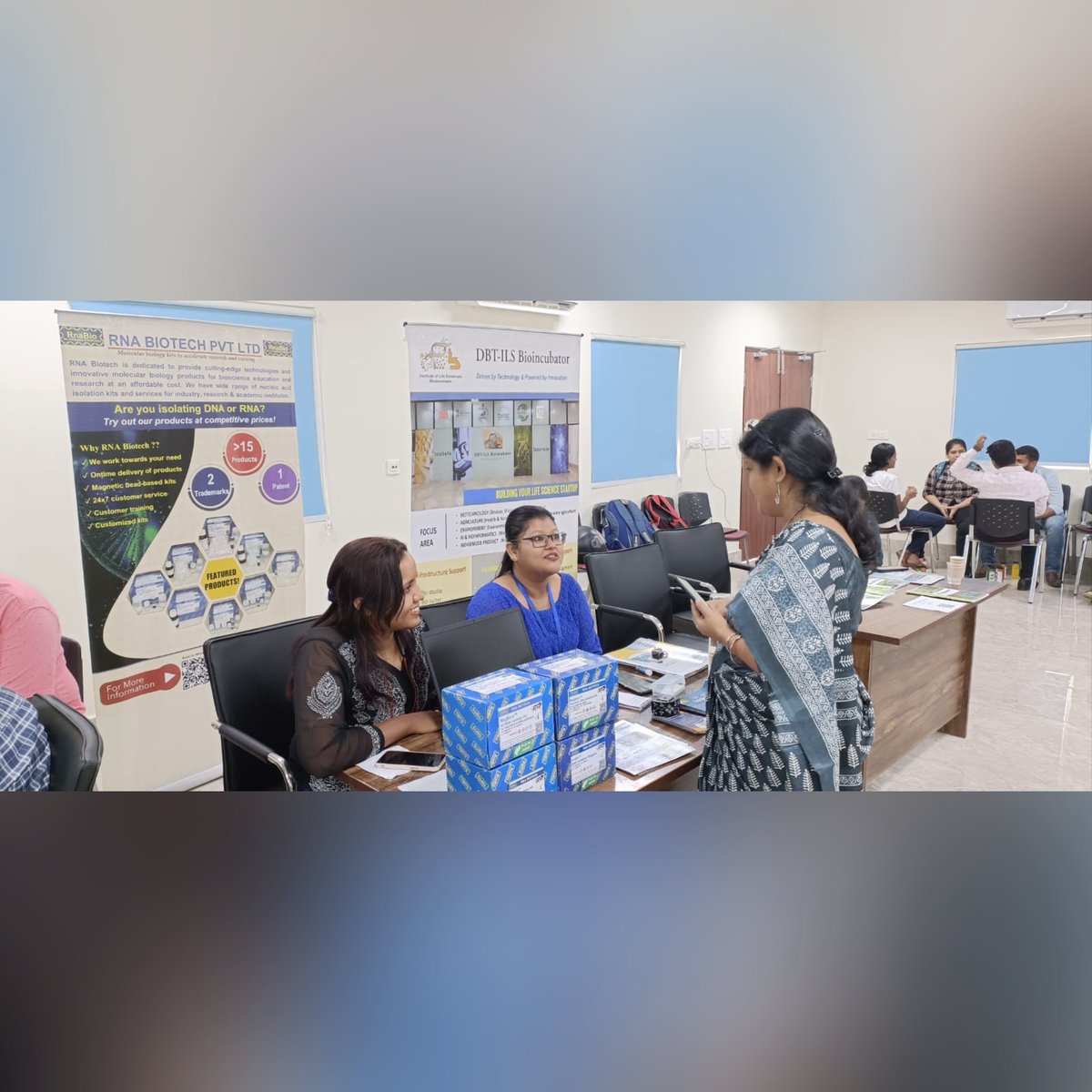 RNAbiotech's tweet photo. On September 2, 2023, the DBT-ILS Bio-incubator orchestrated a triumphant startup career fair, drawing in a vibrant crowd of ambitious students eager to embark on their professional journeys in the captivating realms of biology and biotechnology upon graduating. https://t.co/P88mDQdjWz