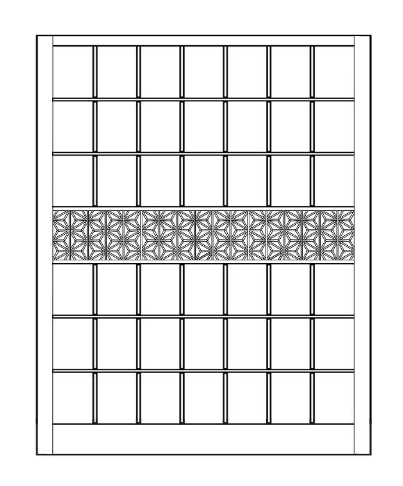 たくさん使うと思ったので1日かけて障子の素材を作りました。 