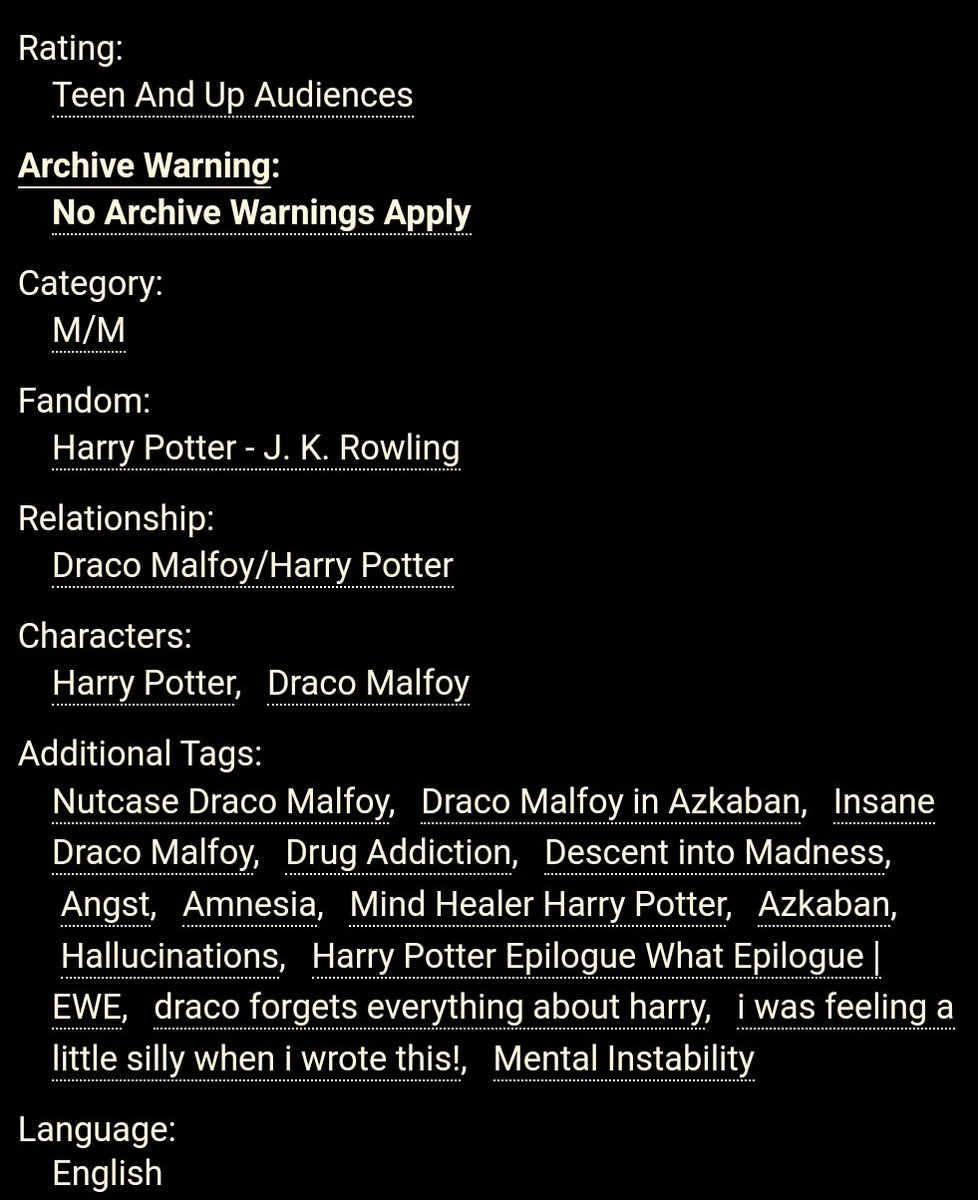 —— drifting silhouettes
          4,865 words / completed

for the people (<a href="/_kamikraze/">✧kamikaze✧</a>) who wanted draco hallucinating and going insane in azkaban 🤭🤭

link in comments
#drarry #hpdm