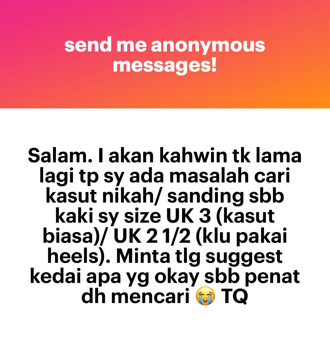 chairmanGLC's tweet photo. Ya Allah anon kau ni semut ke 😭. Sesiapa tolong anon please. https://t.co/ybO7C9fUIE