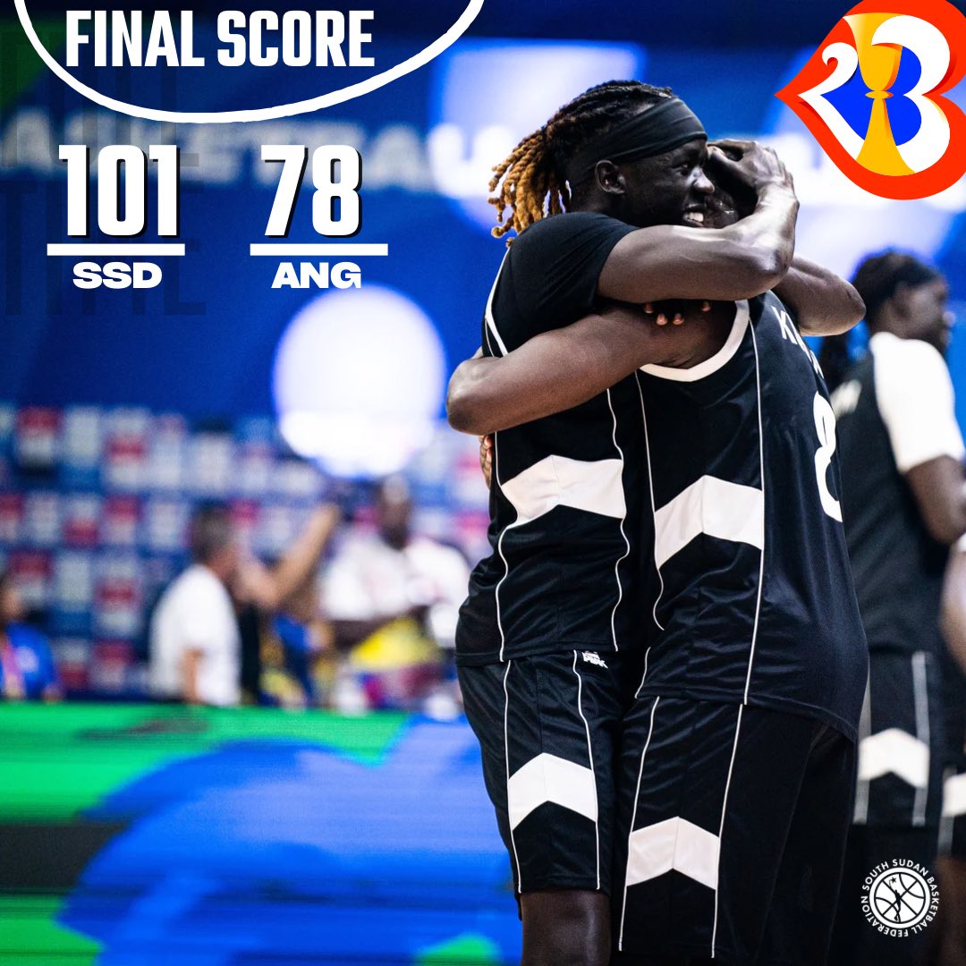 ✈️ This final score comes with a ticket to PARIS 🔥 #WinForSouthSudan 🇸🇸 #OlympicsHEREWECOME