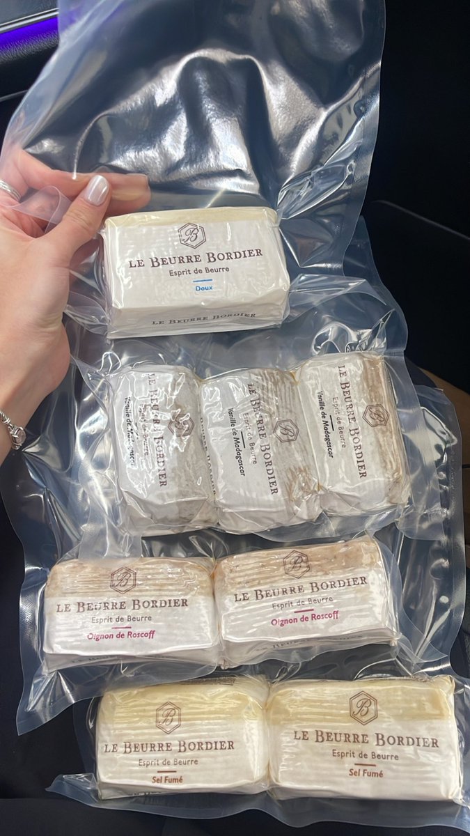 i’m bringing back so much butter from paris