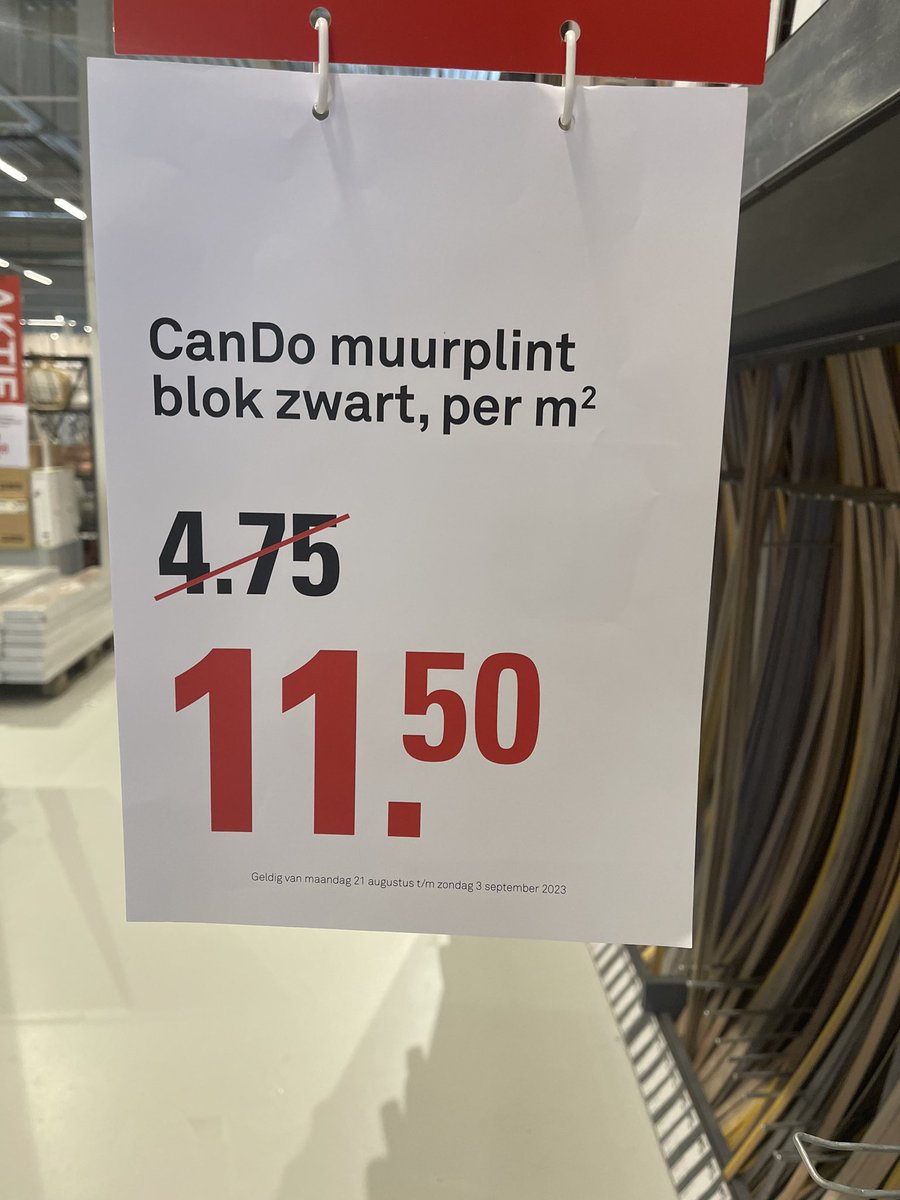 📢 Mooie actie bij <a href="/Karwei/">KARWEI</a>😂
#Actie #klussen