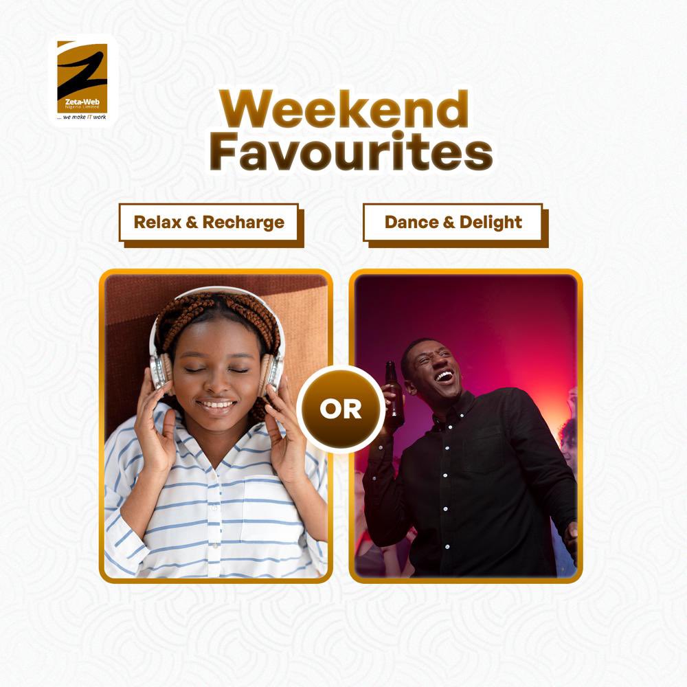 zetawebnigeria's tweet image. Which ever one you pick, do it with your full chest.😁

Have a great weekend Fam😊

#surfthenet #hotweather #surfuncaged #moviesnight #gaming #unwind #weekendrelaxation #snoozezone